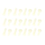 フィリップスヘッドネジ，SODIAL(R) 100 件の M3x10mmネジ山付き白いナイロンプラスネジボルト