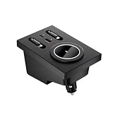 XBERSTAR ワイヤレスカーチャージャー for Volvo XC60 XC90 S90 S60 V90 用USB C 車載急速充電アダプター 車載携帯電話充電器 ドッキングステーション