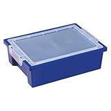 Ecr4kids-ELR-0722 Toy Organizer and Small Storage Bin & lid Blue - 20 Pack おもちゃ [並行輸入品]