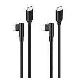 USB-C ＆ USB-C ケーブル L字型 2m 2本セットSLEIJAOOE 【 60W急速充電 /USB2.0規格/ PD対応】高耐久ナイロン Type C (C to C) ケーブル スマートフォン・タブレット・ゲーム機等Type-C 機器対応