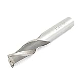 uxcell エンドミル　螺旋状の溝　2フルート　シルバートーン　12mm x 12mm x 85mm