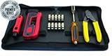 Platinum Tools 90201 Premier CATV Connectivity Kit, w/Zip Case. Box. by Platinum Tools