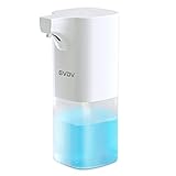 ソープディスペンサー 泡 自動 ハンドソープ オートセンサー 細菌抑制 350ml大容量 IPX3防水 ウイルス対策 電池式 洗面所/キッチ