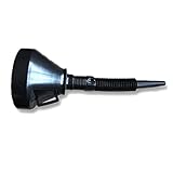 Merssavo フレキシブルスパウトファネルエンジンオイルフルードガソリンフィルターカーエクステンションホースキット