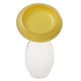 ノーブランド品 赤ちゃん　摂食　マニュアル　手動　さく乳器　ボトル　搾乳器　ポンプ　乳ポンプ　人間工学　マッサージ　全3色選べる - 黄