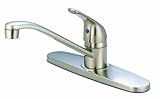 Aviditi Olympia Series K-4160-BN Elite Single Handle Kitchen Faucet, Brushed Nickle by Aviditi
