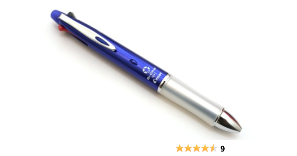 Amazon パイロット ドクターグリップ 4色ボールペン シャープペンシル ブルー Bkhdf 1sr L 多機能ボールペン 文房具 オフィス用品