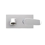 Dyconn Faucet WM2H38-CHR Signature Series Barents Modern Wall Mount Single Lever Lavatory Faucet, Po