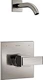 DELTA FAUCET ステンレスシャワーヘッドレス、ハンドルセット（バルブは付属しておりません） UA-0349 G-HOUSE(ジーハウス)オリジナルグッズ付