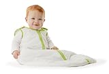 Baby Deedee Sleep Nest Baby Sleeping Bag White/Lime GreenSmall (0-6 Months) [並行輸入品]