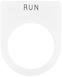 IM 押ボタン/セレクトスイッチ(メガネ銘板) RUN 黒 φ30.5 P3038