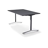 コクヨ   ミーティングテーブル DAYS OFFICE FLIP TOP XY-TFT158SCPMCB 幅150×奥行80CM 天板グレイン