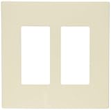 INSTEON 2422-235 Wall Plate, Double, Light Almond [並行輸入品]