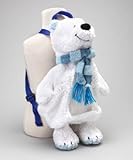 ステファンジョセフ　ベビー用　白くクマのぬいぐるみ型リュックサック　Stephan Joseph Silly Sacs Polar Bear 並行輸入品