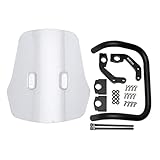 ジータレーシング(ZETA RACING) CRF250L/M '12-20, CRF250L/(S)(MD47)'21-25, CRF300L '21-24 アドベンチャー ウィンドシールド ライトスモーク スクリーン上下反転可能 モバイル機器取付け マウントバー標準装備 角度 高さ 無段階調整 ロングツーリング 風防 ダートフリーク Dirtfreak F6158