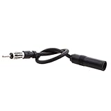 Perfk FM　AM　自動車用　アンテナ　オス　メスアダプタ　延長ケーブル　ワイヤー　オスメス延長ケーブル　25cm