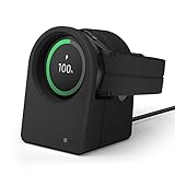 【elago】 Galaxy Watch 7 & FE 対応 シリコン スタンド おやすみモード 対応 ギャラクシーウォッチ 卓上スタンド 目覚まし時計 デザイン 充電ケーブル 収納 アクセサリー [ GalaxyWatch5 & 6 & 6 Classic 対応 ] GW3 STAND ブラック