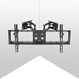 UNHO 壁掛けテレビ 金具 32～65インチ対応 tv壁掛け金具 コーナーにも設置可能 モニター 液晶テレビ アーム 耐荷重49kg 用前後＆左右&上下多角度調節 VESA 600x400mmまで