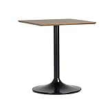 arne カフェテーブル 角型 突板 木製 ダイニングテーブル 食卓机 2人 UT4-600D ウォールナット