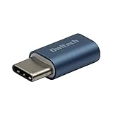 オウルテック USB Type-C USB-C 変換アダプタ メタリックカラー仕様 microUSB (メス) - Type-C (オス) USB2.0 ブルー OWL-ADCMFM-BL