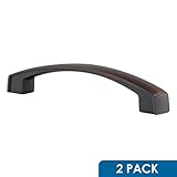 2パックRokハードウェア5 – 1 / 32 " ( 128 mm )穴BowアーチスタイルBrushedオイルラブドブロンズ台所洗面化粧台ドレッサーキャビネットプルハンドル6 – 1 / 4 " 