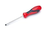 Crescent CSD44V 1/4-Inch by 4-Inch Slotted Screwdriver, Red/Black [並行輸入品]