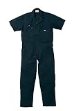 712 Dickies　ディッキーズ　夏用　半袖つなぎ 作業着ツナギ　ユニフォーム　　ネイビーブルー　　4L