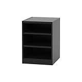 SHIRAI タナリオオーダーラック 高さ60 cm幅48 cm奥行44 cmブラック色棚強度ST追加棚板2型番TNL-EM6048FSTF2BT2