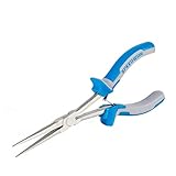 SPEEDWOX ロングリーチ リードペンチ ラジオペンチ 先細 ミニ プライヤー ヤットコ 極細 精密作業 手の届かない狭い所に最適 ロングサイズ 溝なし 先長 小型 軽量 バネ付 鍛造 車 バイク