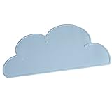 Kuke　曇の形　かわいい 1枚　子供用　水洗い　赤ちゃん　洗える　ベビー　シリコン　食事マット　ランチョンマット　キッズ エコ 耐熱 滑り止め