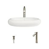 Mr Direct v1302-bisque磁器容器シンクEnsemble 726 クリーム V1302-B-726-BN