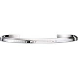 [Daniel Wellington]ダニエルウェリントン バングル ブレスレット Classic Cuff クラシックカフ レディース メンズ (シルバー/スモール)DW00400004 [並行輸入品]