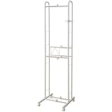 山善(YAMAZEN) ハンガーラック スリムハンガー キャスター付き オフホワイト SLH-500(OW)