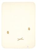西川リビング 日本 製 ベビー 綿 毛布 ミッフィー オーガニック 85 × 115 cm ベージュ