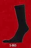 【Ｓ－８６５】ストロングソックス　厚地タイプ　５本指　２足組×５組入　ブラック'0783