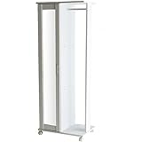 ライフスタイリングショップ ハンガーラック ミラー付き コート掛け 姿見 幅59cm ホワイト HR-01WH HR-01WH