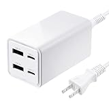 サンワダイレクト Type-C PD 充電器 4ポート 65W 急速充電器 GaN窒素ガリウム採用 PSE認証 USB-C/USB-A機器対応 iPhone Android iPad MacBook 700-AC035W