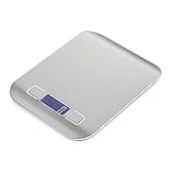 BeilaFire デジタルスケール はかり クッキングスケール 電子秤 1gから5000gまで計量可能 精密 高精度 風袋引き機能 料理用 電子計量器