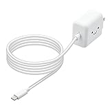 エレコム USB コンセント 充電器 20W ( USB PD対応 ) Type-Cケーブル 1.5m 一体型 ホワイトフェイス MPA-ACCP16WF