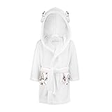 MayLily Premium | ベビーバスローブ | スーパーソフトでふわふわ | 3-4歳 | ポーランドで縫製 | 多くの色で利用可能