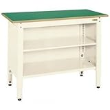 直送品 サカエ SAKAE 一人用作業台・高さ調整タイプ TCP-126TI