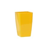 花ごころ ガーデニング オーナメント Plastia Mimosaフラワーポット イエロー 63638