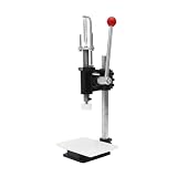 INTBUYING ハンドプレス機 レザークラフト 穴あけ機 目打ち 型抜き プレスヘッド付き
