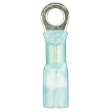 Install Bay Heat Shrink Ring Connector 16/14 Gauge 3/8 Inch Blue 100 Pack - HSBRT38 [並行輸入品]