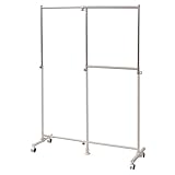 山善(YAMAZEN) 伸縮 コートハンガー オフホワイト YHC-SS2R(OW/CH)