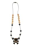 Itzy Ritzy Happens tokidoki Teething Necklace Love Black/Gold [並行輸入品]