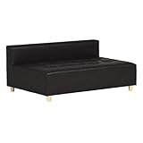 arne ベンチソファ ベンチ イス 背もたれ ローソファー コーナーソファー Baggy DX-armless 3×5 合成皮革 合皮 ダークブラウン