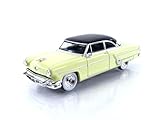 TrueScale Miniatures MINI GT 1/64 リンカーン カプリ 1954 プレミアイエロー 左ハンドル 完成品