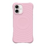 CASETiFY ウェーブ シリコン iPhone 16 Plus ケース [波型シリコン/MagSafe対応/耐衝撃] - プリムローズ ピンク