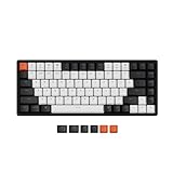 【国内正規品】Keychron K2 Version2 ホットスワップ対応ワイヤレス・ゲーミングメカニカルキーボード84キー/USレイアウト/RGBライト/アルミフレーム/ダブルショットキーキャップ/Gateron G Proメカニカルスイッチ/有線無線対応/Mac Windows対応/Nキー・ロールオーバー対応 (Gateron G Pro赤軸（ホットスワップ対応）)